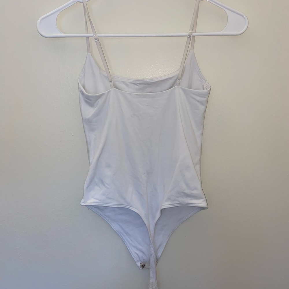 Aritzia White Contour Cami Bodysuit